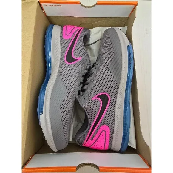 NIKE ZOOM ALL OUT LOW 2 MEN SIZE 12 GUNSMOKE PINK BLAST NEW COMORT RUN N…
