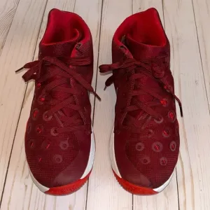 Nike Zoom Hyper-quickness 3 Red/Maroon Basketball Shoes Mens Size 7