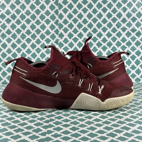 Nike Zoom Hypershift Men’s Size 11 Basketball Shoes 856488-662 Burgundy white