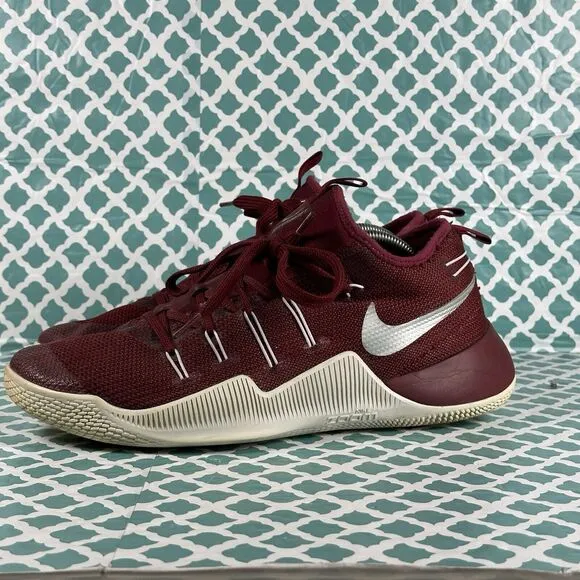 Nike Zoom Hypershift Men’s Size 11 Basketball Shoes 856488-662 Burgundy white