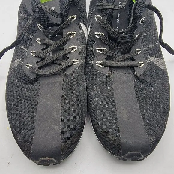 Nike Zoom Pegasus 35 Turbo Running Shoes Black AJ4114-001 Mens Size 10