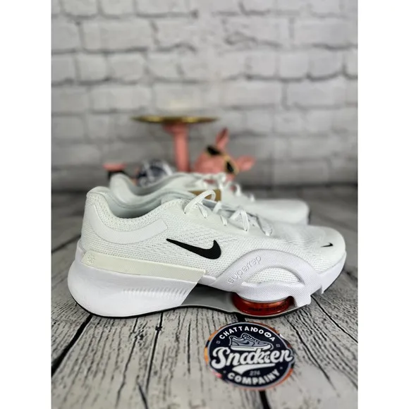 Nike Zoom SuperRep 4 Womens 11 White Workout Training Gym Sneaker Shoes Mens 9.5