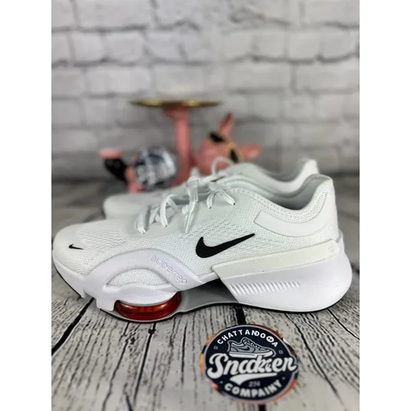 Nike Zoom SuperRep 4 Womens 11 White Workout Training Gym Sneaker Shoes Mens 9.5