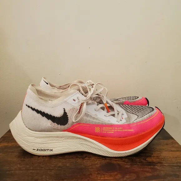 Nike ZoomX Vaporfly Next %2 Rawdacious Running Shoes Womens Size 8.5
