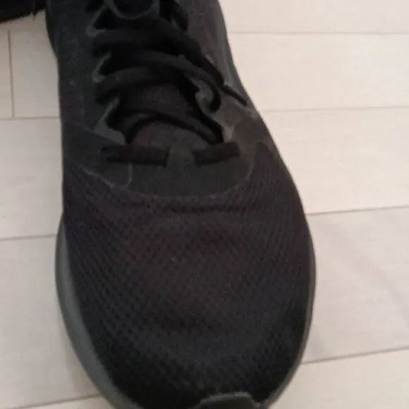 Nike Men's Downshifter 11 Road Running Shoe - Black Smoke Gray Size 14