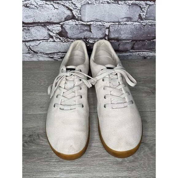 NoBull Ivory Canvas Trainer Training Lace Up Shoes Sneakers Men’s Sz 11M US/45EU