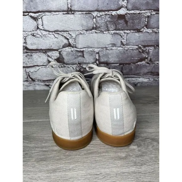 NoBull Ivory Canvas Trainer Training Lace Up Shoes Sneakers Men’s Sz 11M US/45EU