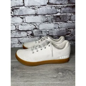 NoBull Ivory Canvas Trainer Training Lace Up Shoes Sneakers Men’s Sz 11M US/45EU