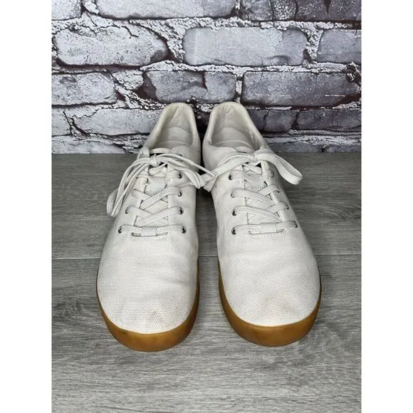 NoBull Ivory Canvas Trainer Training Lace Up Shoes Sneakers Men’s Sz 11M US/45EU