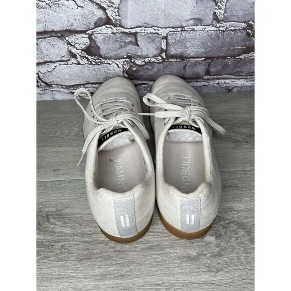 NoBull Ivory Canvas Trainer Training Lace Up Shoes Sneakers Men’s Sz 11M US/45EU