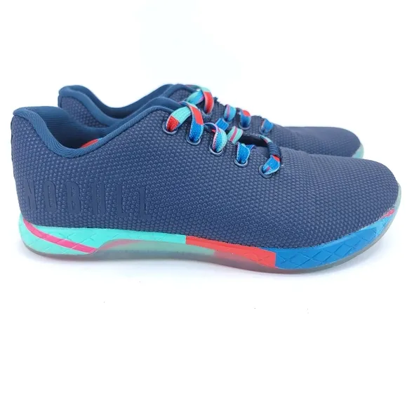 NoBull Navy Heather Unisex Men’s 7.5 Women’s 9 SuperFabric Training Shoes