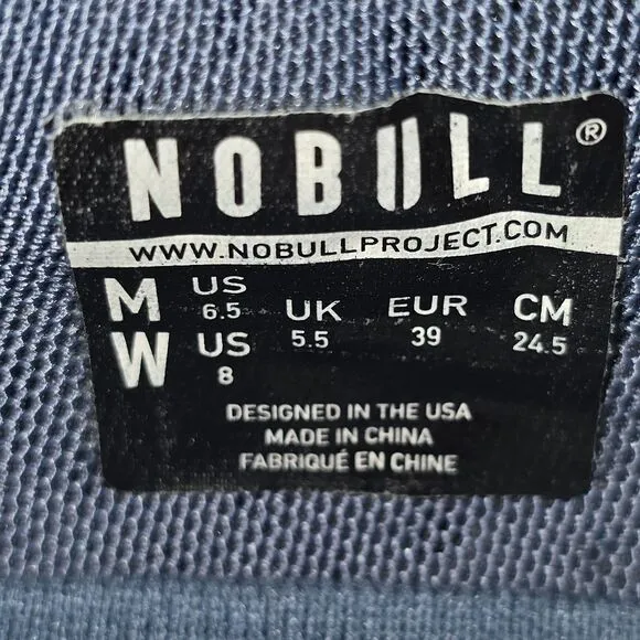 NOBULL Outwork Edge Women's Size 8 Blue Training Shoes (MSRP $149) USED ONCE