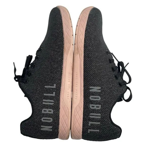 NoBull Project Cross Training Shoes Black / Rose Women’s 11 Men’s 9.5 Sneakers
