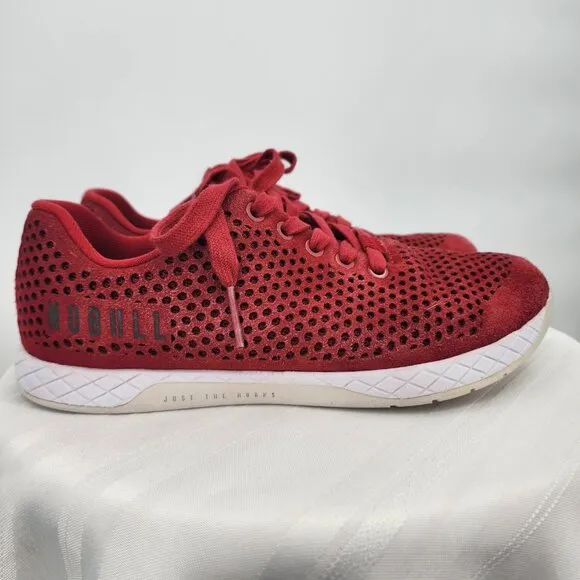NOBULL PROJECT Red Suede Trainer Crossfit Training Shoes 8.5