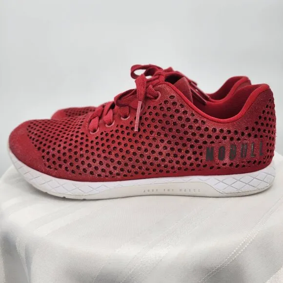NOBULL PROJECT Red Suede Trainer Crossfit Training Shoes 8.5