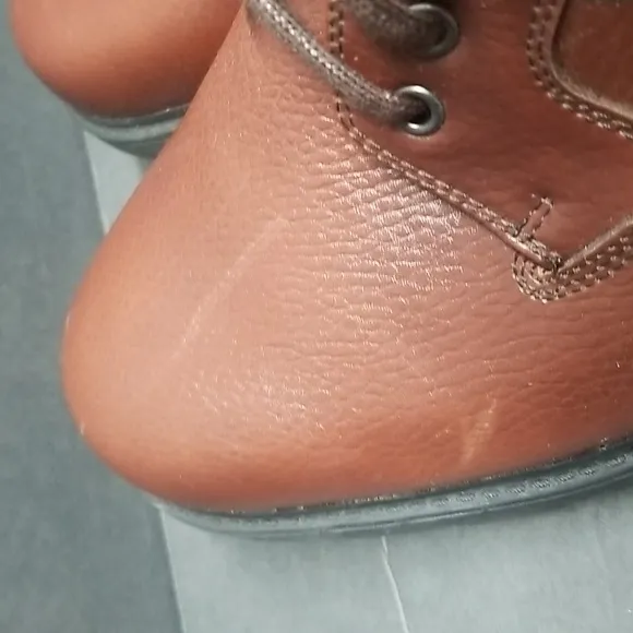 Nunn Bush Brown Leather Oxford Shoes Comfort Gel