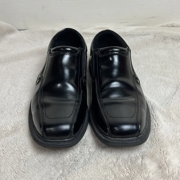 Nunn Bush Kore Black Bleeker Street Bike Toe Slip On Men’s Shoes - Size 11 Wide