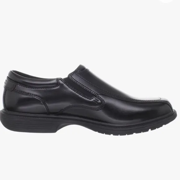 Nunn Bush Kore Black Bleeker Street Bike Toe Slip On Men’s Shoes - Size 11 Wide