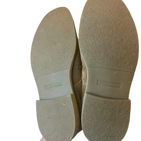 NUNN BUSH LINWOOD PLAIN TOE SUEDE OXFORD SHOES