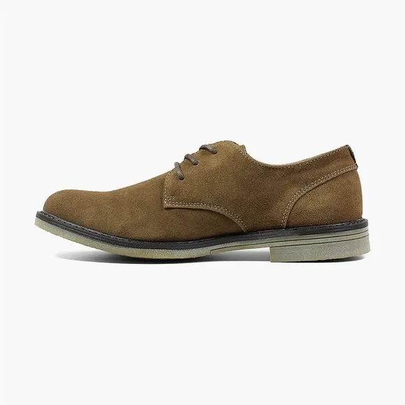 NUNN BUSH LINWOOD PLAIN TOE SUEDE OXFORD SHOES