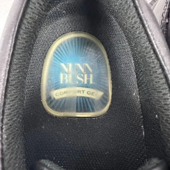 Nunn Bush Mens Comfort Gel Leather Wingtip Adam Oxford 83512-01 Size 7 Black