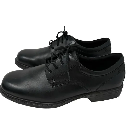 Nunn Bush Men’s Size 9.5 Kore Pro tie Casual Dress Comfort Shoes Leather Black