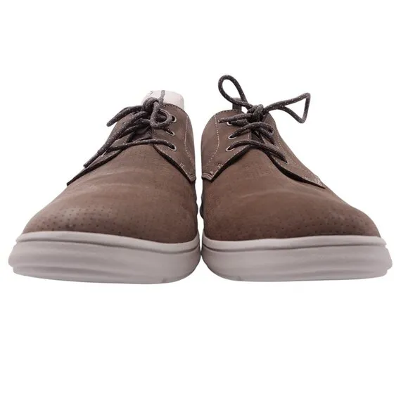 NWOB Rockport Zaden Plain Toe Oxford Shoes Sz 14 Brown Leather Lace Up CH4926