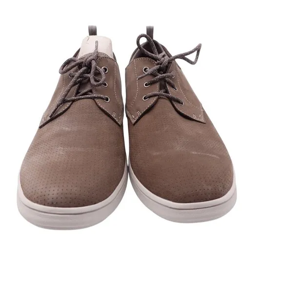 NWOB Rockport Zaden Plain Toe Oxford Shoes Sz 14 Brown Leather Lace Up CH4926