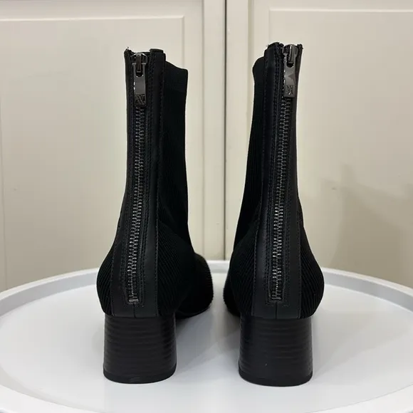 NWOB/NWOT Vivaia Zippered Square-Toe Water-Repellent Ankle Boots Marcella Sz 11