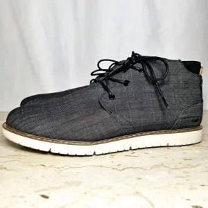 NWOT Toms Mens Chukka-style Gray High-top Lace-up Shoes Boots Size 13