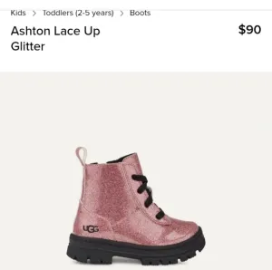 Nwot! UGG- Ashton Lace Up Glitter