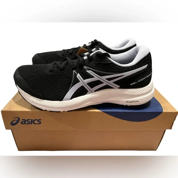 NWT ASICS Women’s Gel-Contend 7 Black/Purple Running Shoes in size 6