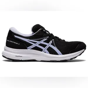 NWT ASICS Women’s Gel Contend 7 Running Shoes in Black/Lilac Opal size 5.5 wide