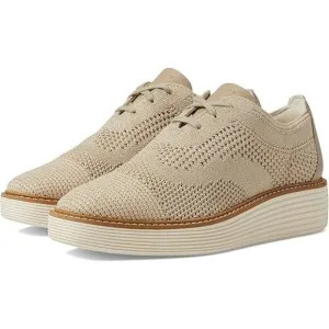 NWT Cole Haan Women's Originalgrand Platform Stitchlite Oxfords,Ivory-Size 9.5
