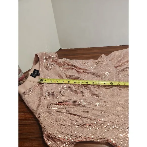 NWT Connected Apparel Kym Sequin‎ Fit Flare Cocktail Dress