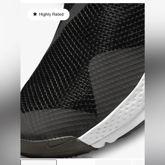 NWT NIKE Go FlyEase Easy On/Off Shoes Black Sz 6