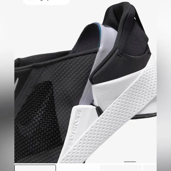 NWT NIKE Go FlyEase Easy On/Off Shoes Black Sz 6