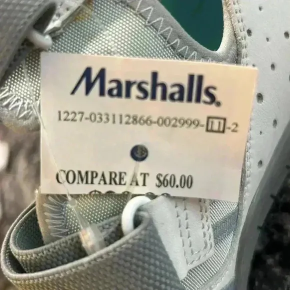 NWT TSUBO Leather Walking Shoes USA women size 9 Color: White, gray and aqua