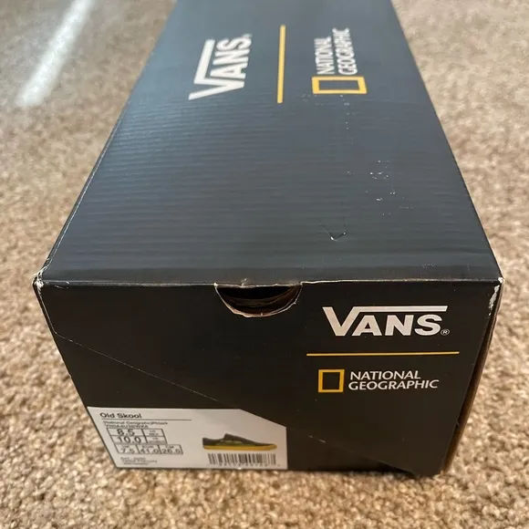 NWT VANS Limited National Geographic Old Skool Collab NEW M-8.5/W-10