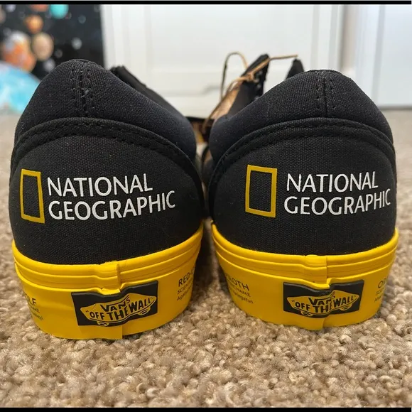 NWT VANS Limited National Geographic Old Skool Collab NEW M-8.5/W-10