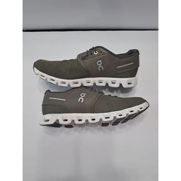 On Cloud 5 Men's Running Athletics Sneakers Olive Green/ White 59.98912 Sz 9
