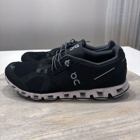 On Cloud CloudTec Women's Black &amp; White‎ Running Shoes Sneakers US Size 8.5