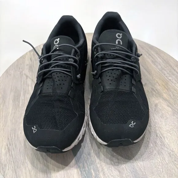 On Cloud CloudTec Women's Black &amp; White‎ Running Shoes Sneakers US Size 8.5