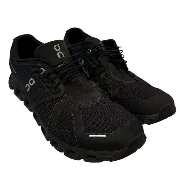 On cloud running shoes black cloud 5 men’s 10.5