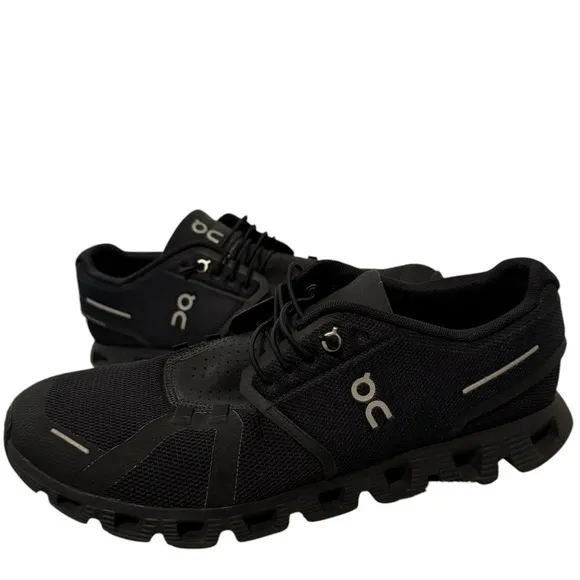 On cloud running shoes black cloud 5 men’s 10.5
