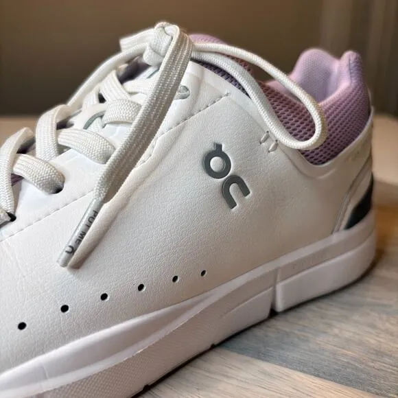 On Cloud The Roger Advantage Women's White Aster Running Shoes US Size 9