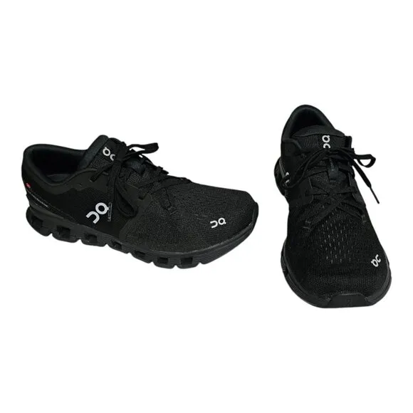 On Cloud X 4 Black/Eclipse Mens Size 10.5 Running Shoes EXCELLENT