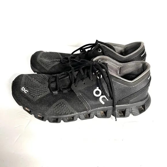 On Cloud X Black/Asphalt sneaker shoes