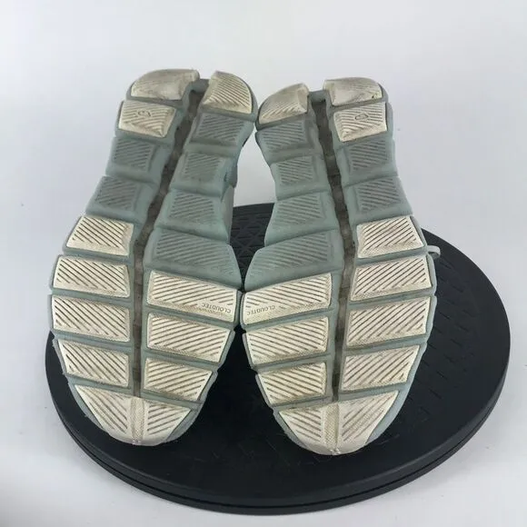ON Cloud X White/Teal Swiss Engineering Running Shoes Women’s Size 8.5