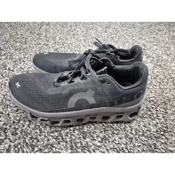 On Cloudmonster Women's Size 9.5 Black Running Shoes